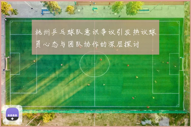 杭州乒乓球队意识争议引发热议球员心态与团队协作的深层探讨